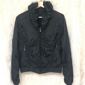 Black Water resistant Zipper Jacket
